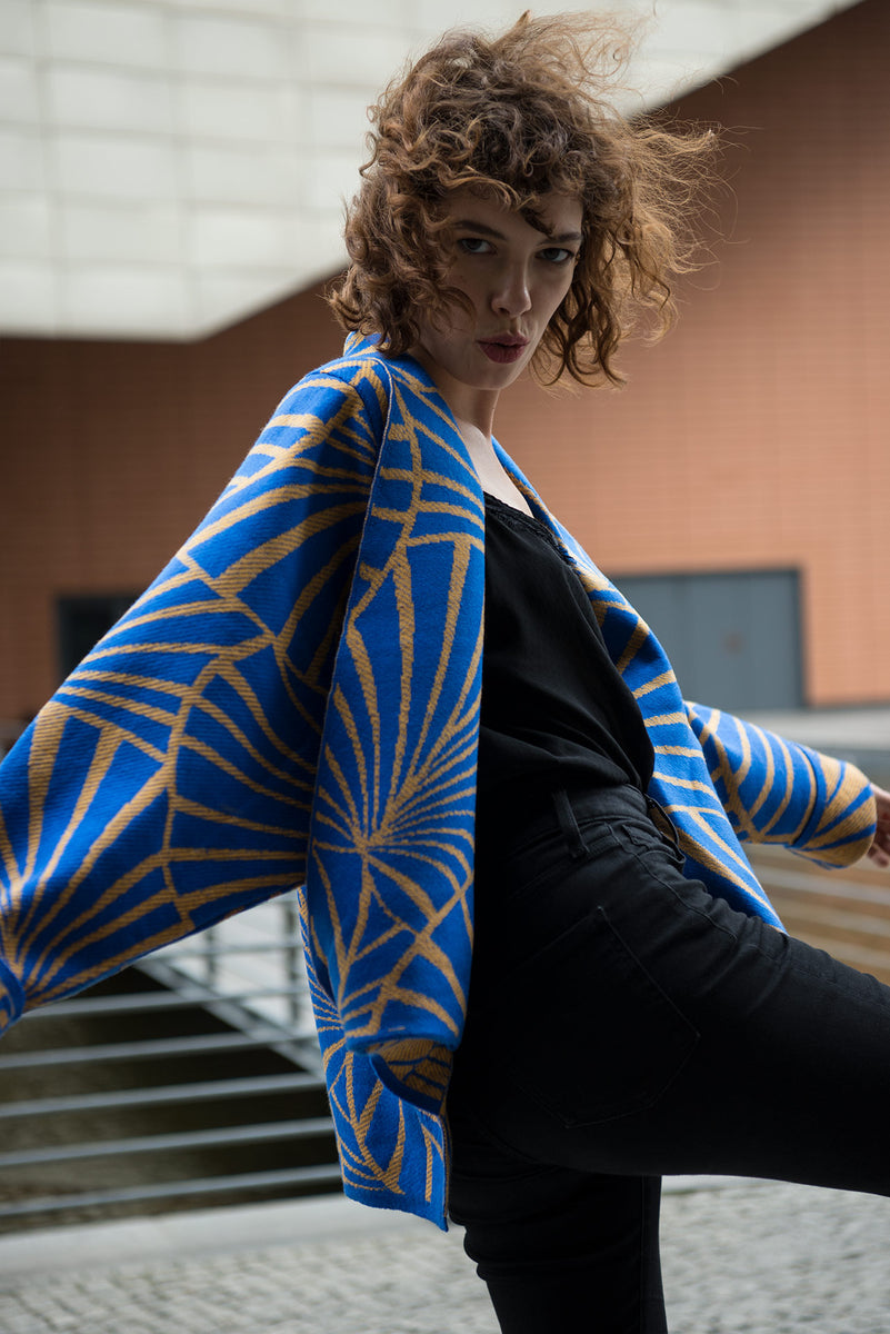 Wool kimono coat hotsell