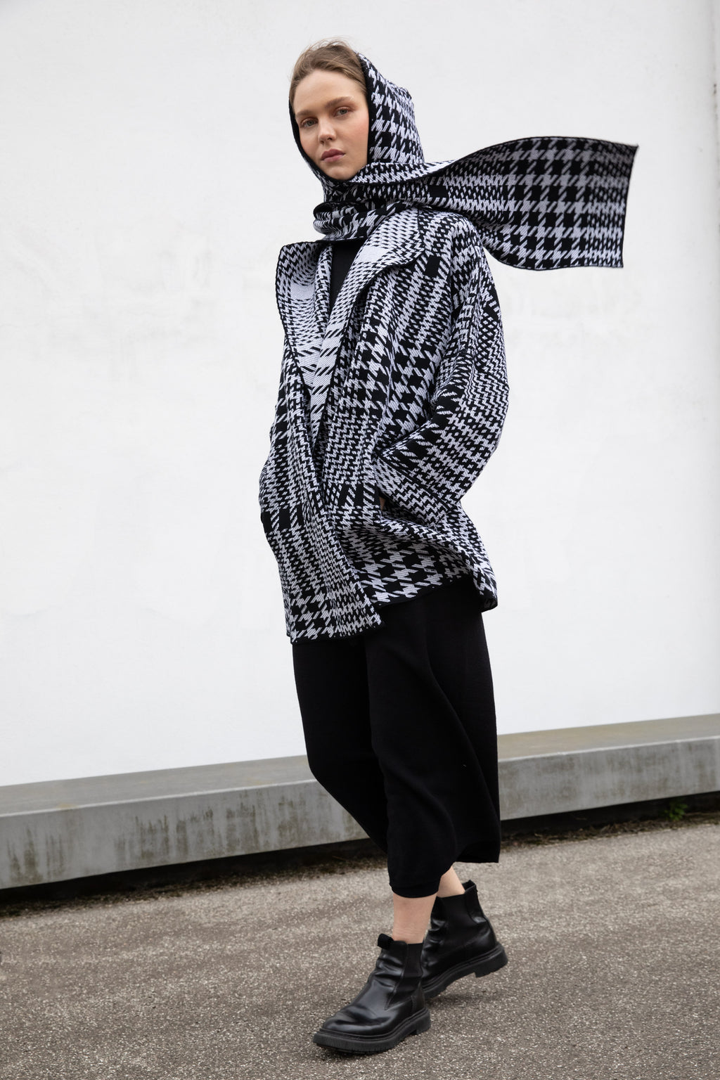 LONG KIMONO GLENCHECK