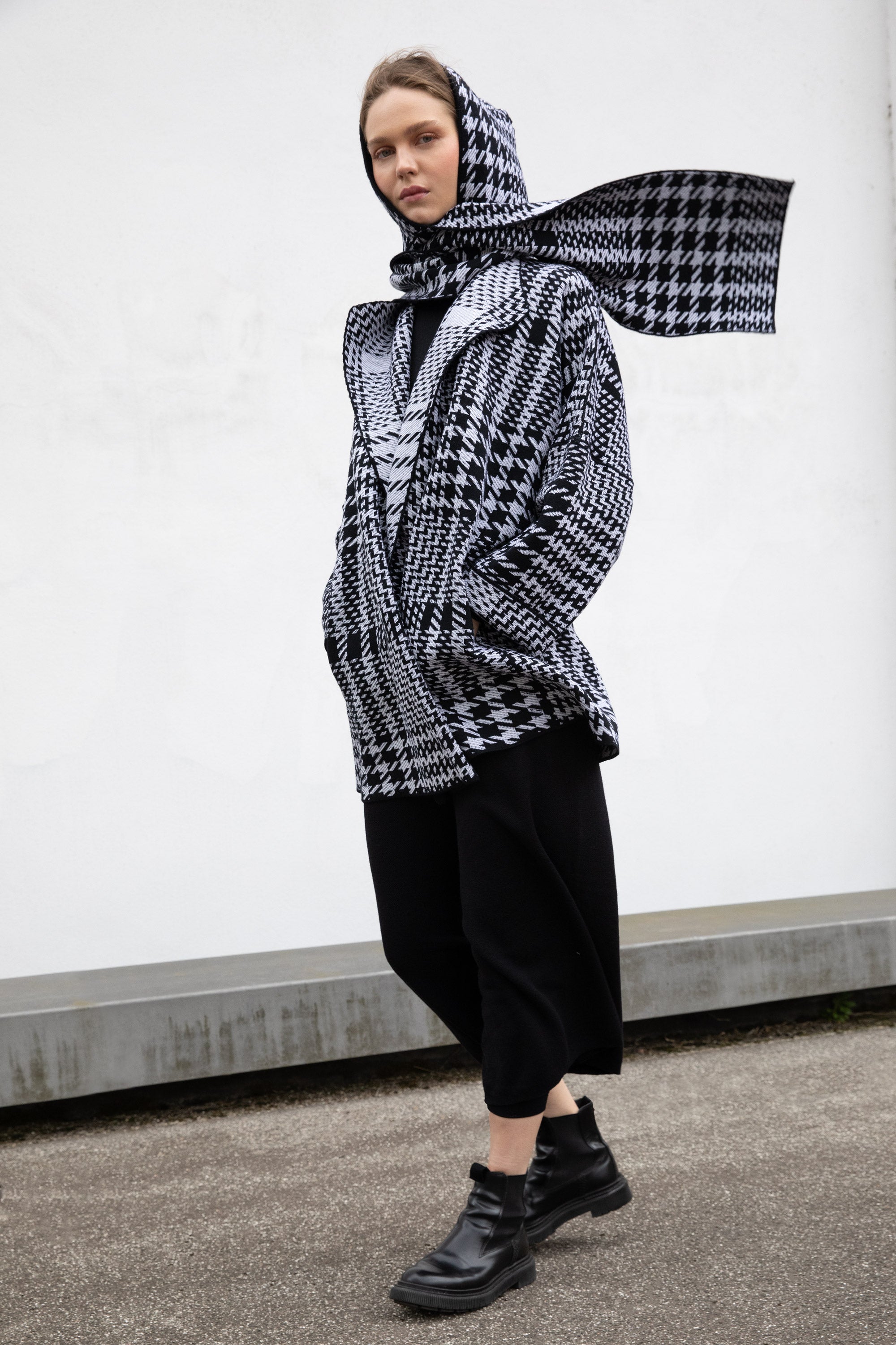 LONG KIMONO GLENCHECK