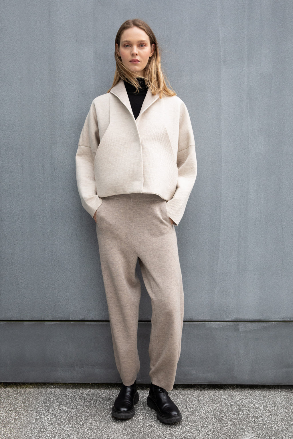 Jacket Reversible beige