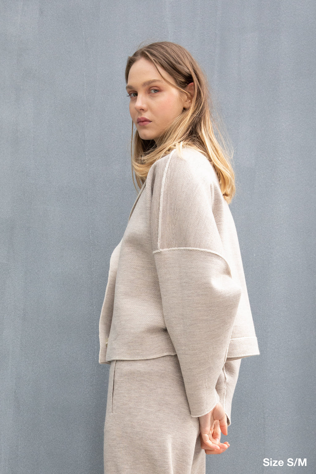 Jacket Reversible beige