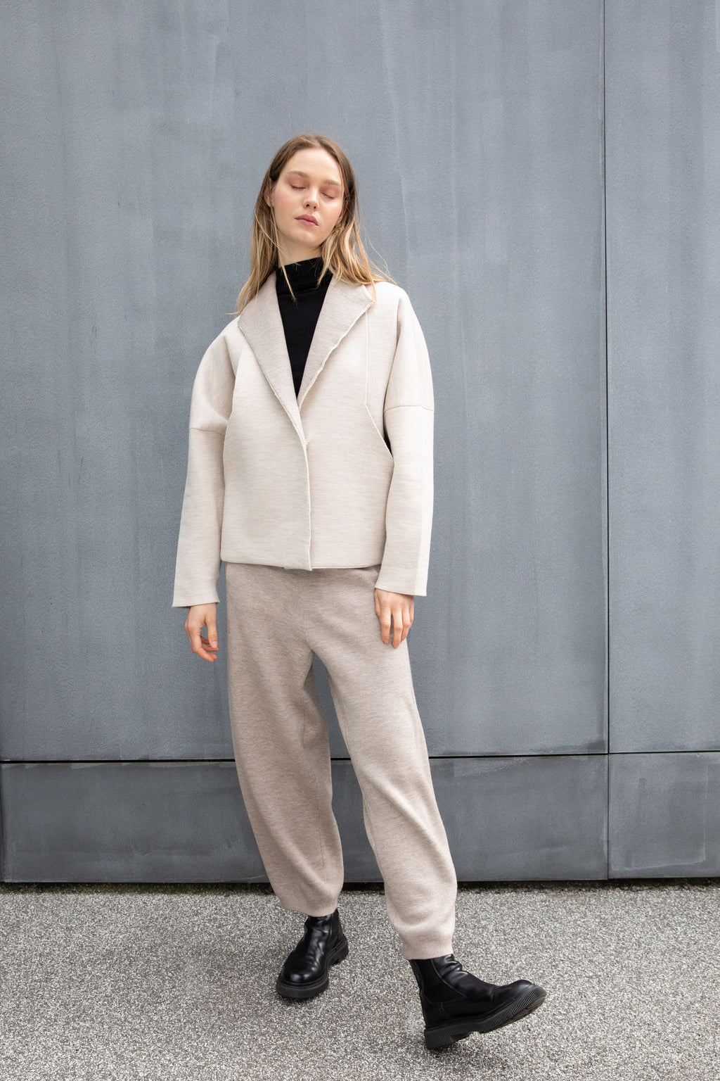 Jacket Reversible beige