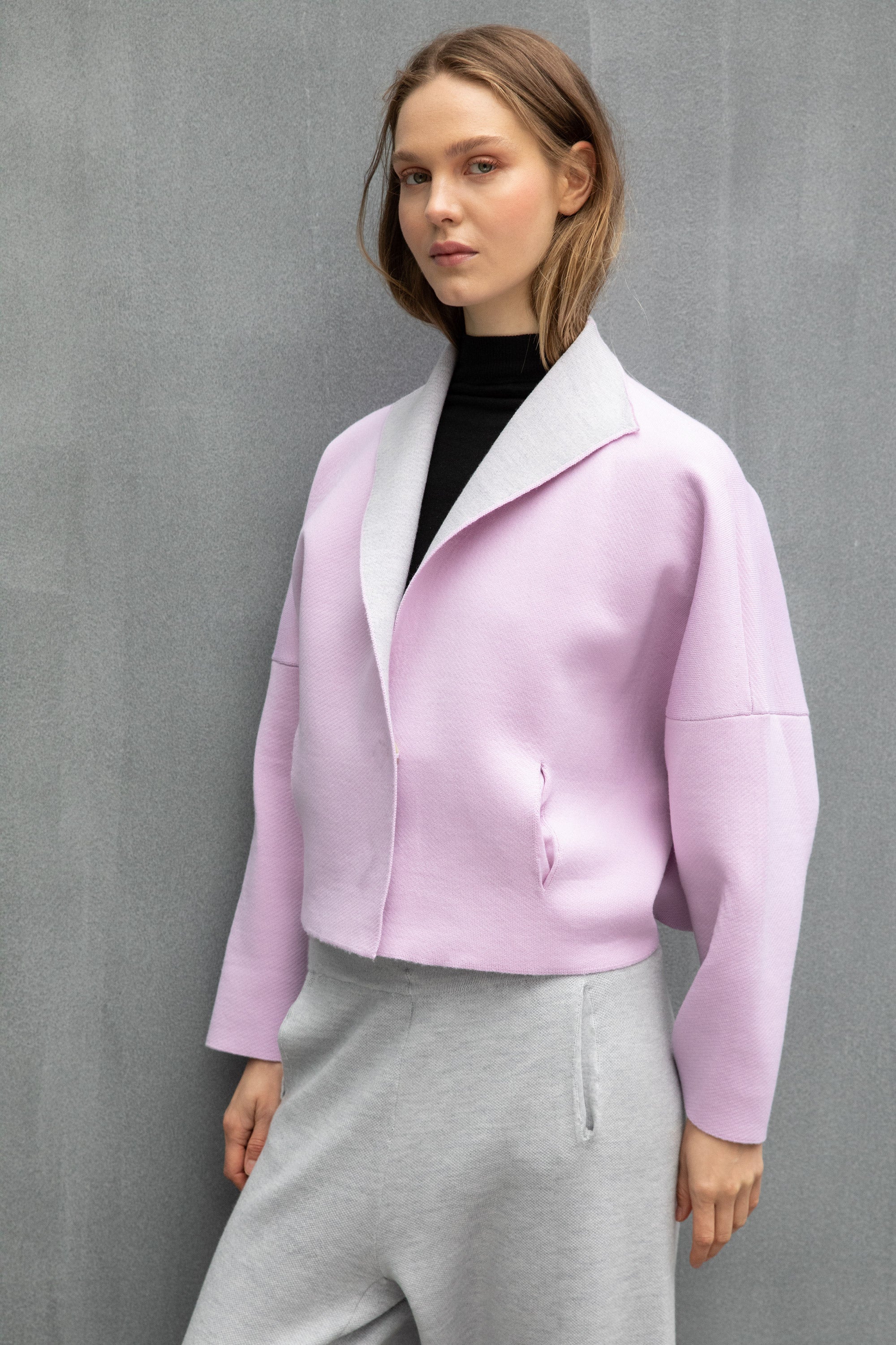 Light Jacket Reversible rosa