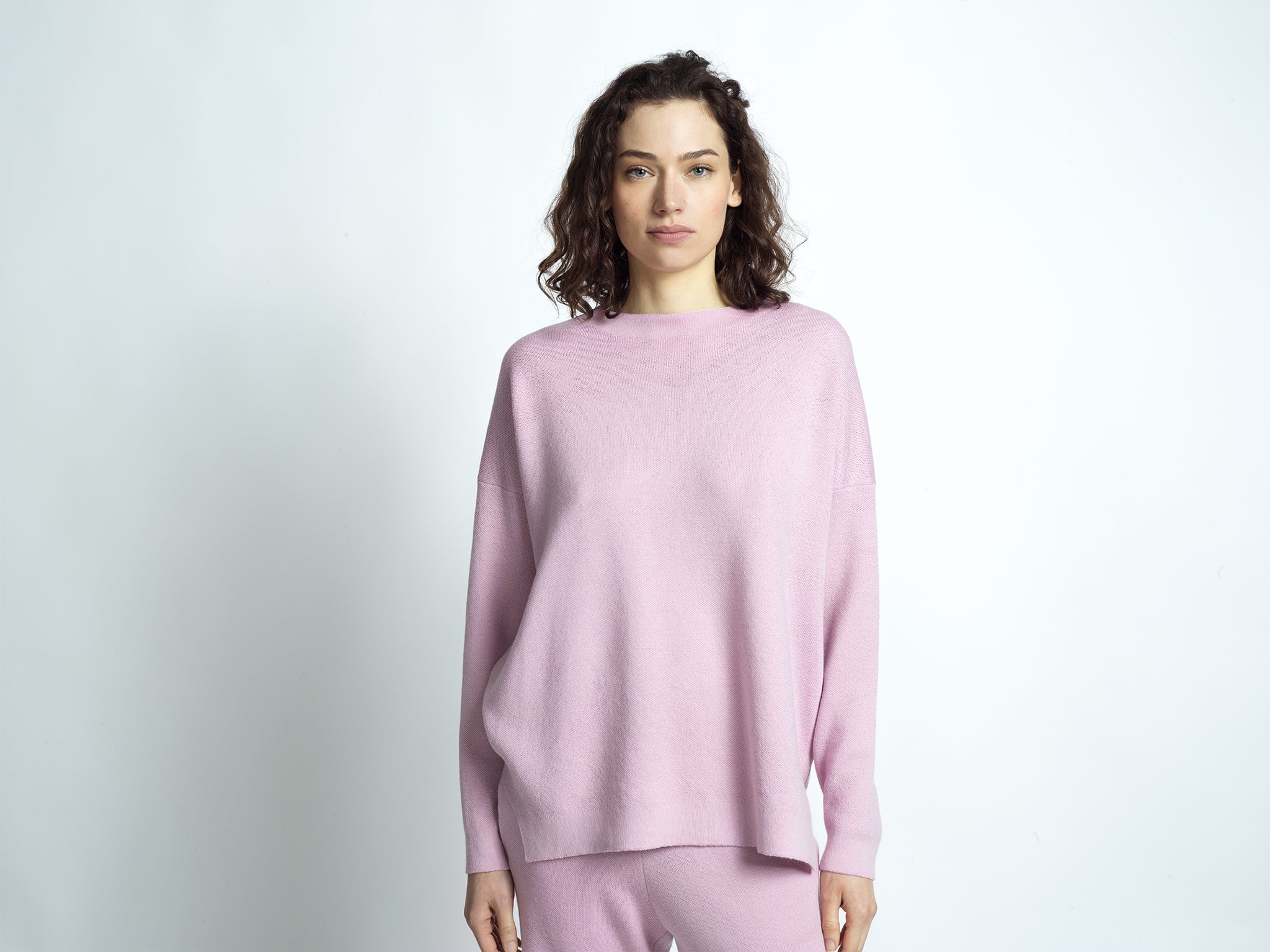 MERINO WOOL SET ROSE