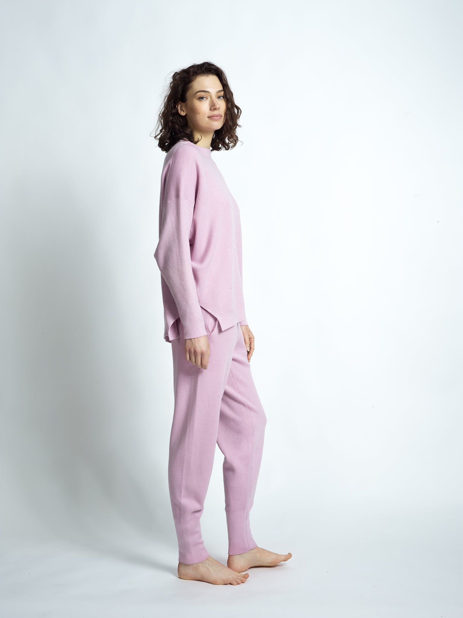 MERINO WOOL SET ROSE