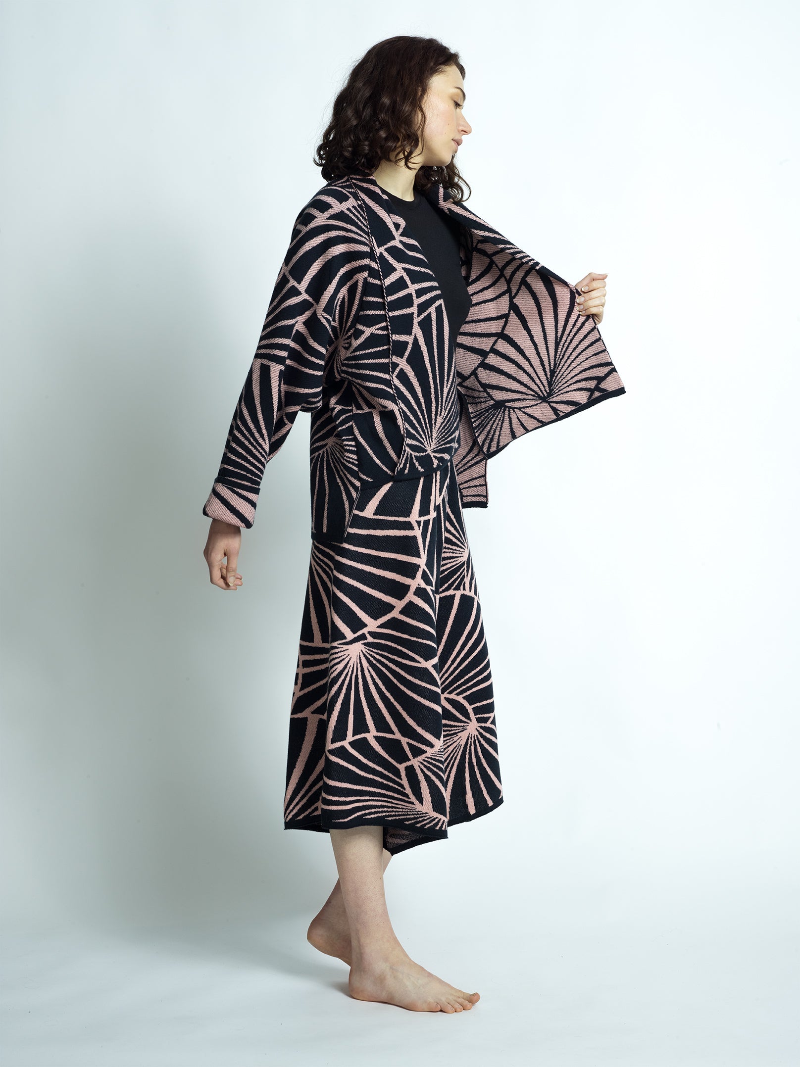 WOOL KIMONO JACKET