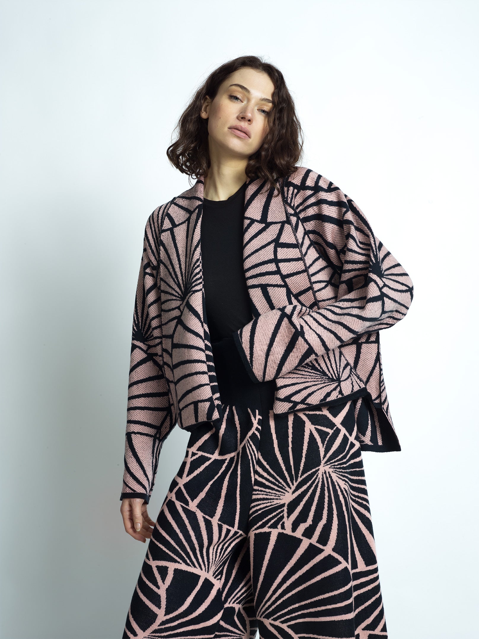WOOL KIMONO JACKET