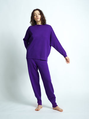 MERINO WOOL SET PURPLE