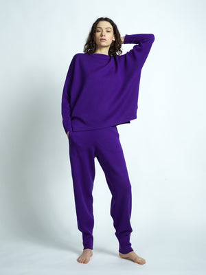 MERINO WOOL SET PURPLE