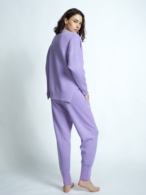 MERINO WOOL SET LILAC