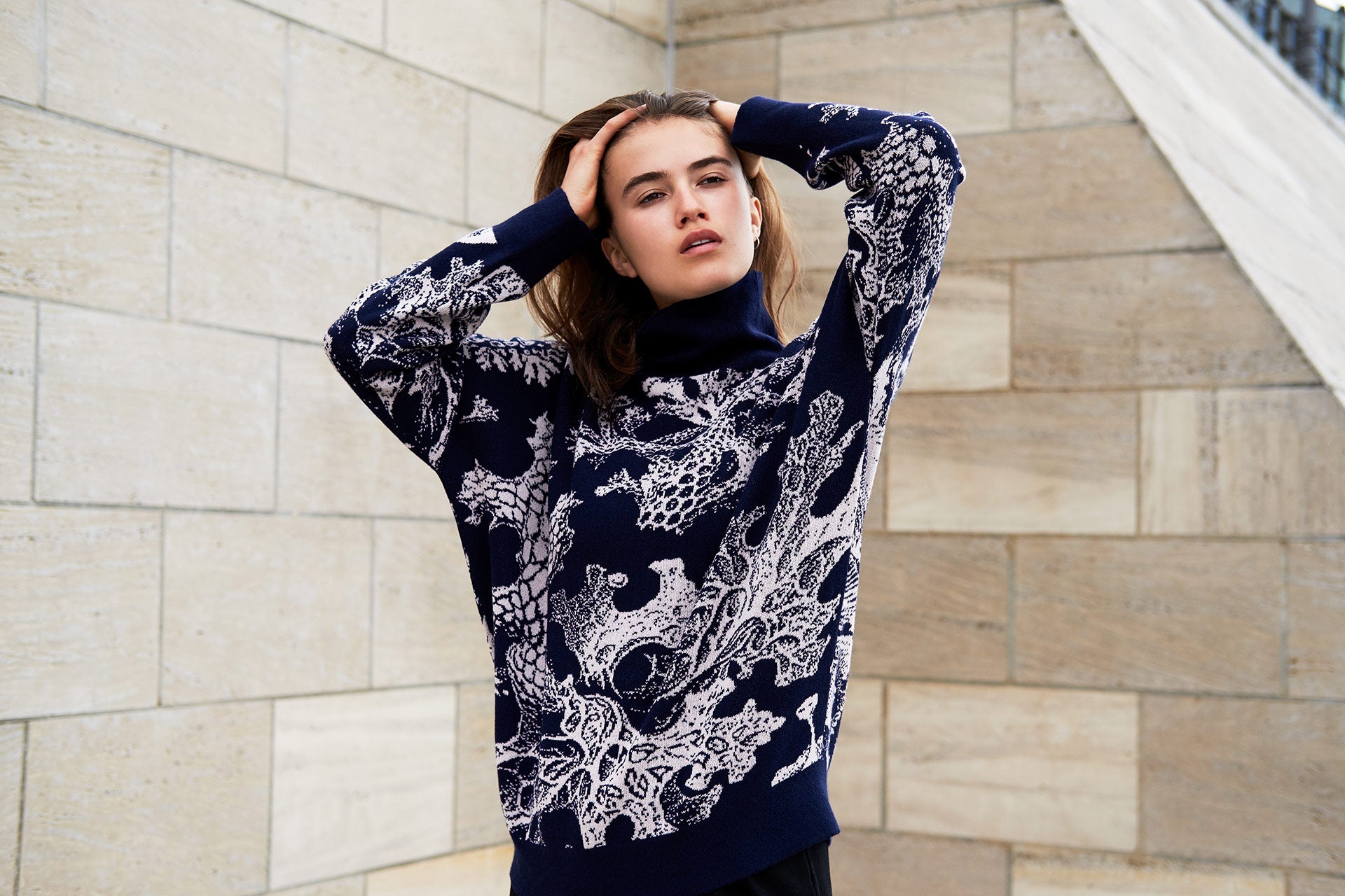 Cashmere sweater Corals I