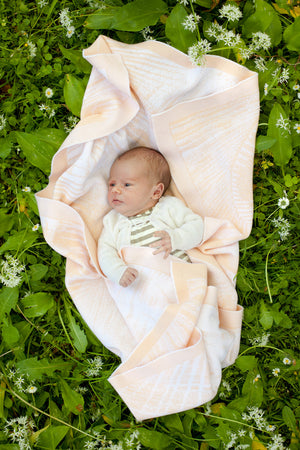Baby blanket cashmere Florida Flamingo