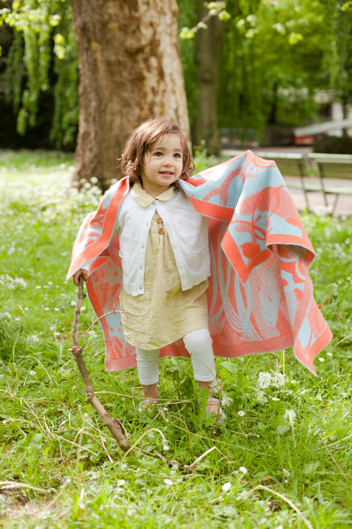 Baby blanket cashmere Graffiti Bubble Taggy Style