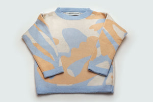 WOOL SET MATISSE APRICOT LIGHTBLUE WHITE