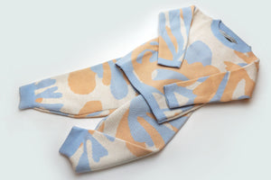 WOOL SET MATISSE APRICOT LIGHTBLUE WHITE
