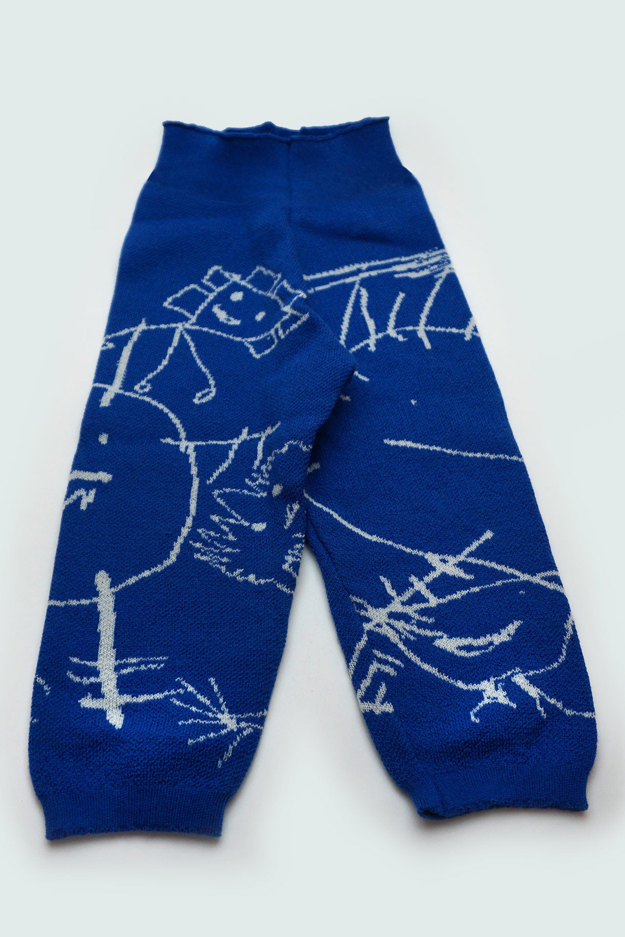 WOOL SET MONSTER BLUE WHITE